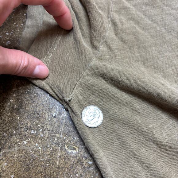 Buck Mason Slub Cotton Curved Hem Crew T Shirt Men's XS Minimalist - Picture 9 of 10